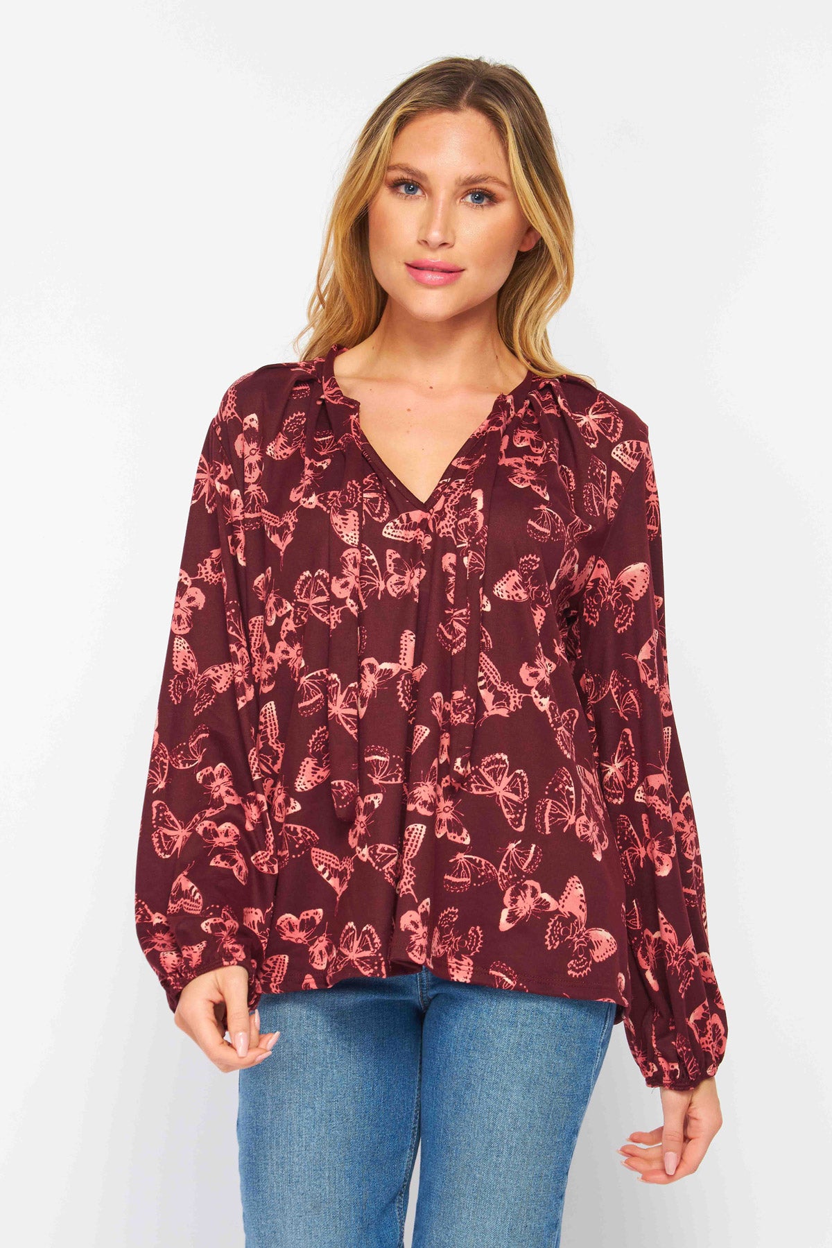Burgundy Butterfly
